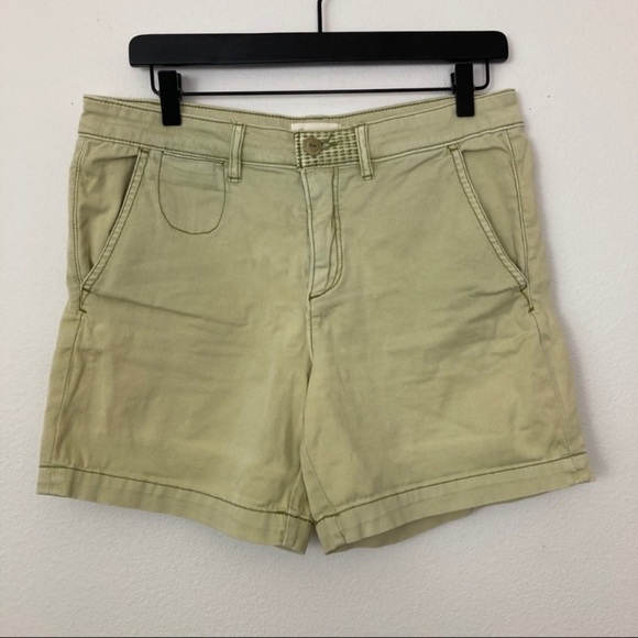 Anthropologie Pants - BERMUDA SHORTS ANTHROPOLOGIE CHINOS LIGHT OLIVE GREEN RELAXED FIT TAILORED